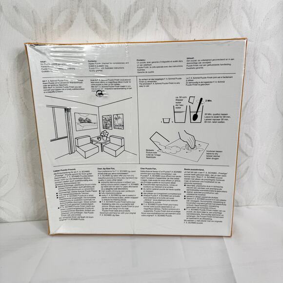 FX Scmid Flotilla 600 Piece Puzzle Ray Harris-Ching 1997 45cm X 45cm Ducks - Picture 8 of 11